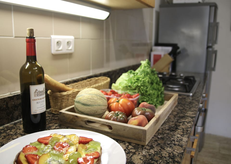 Market essentials. Check out the variety of tomatoes.