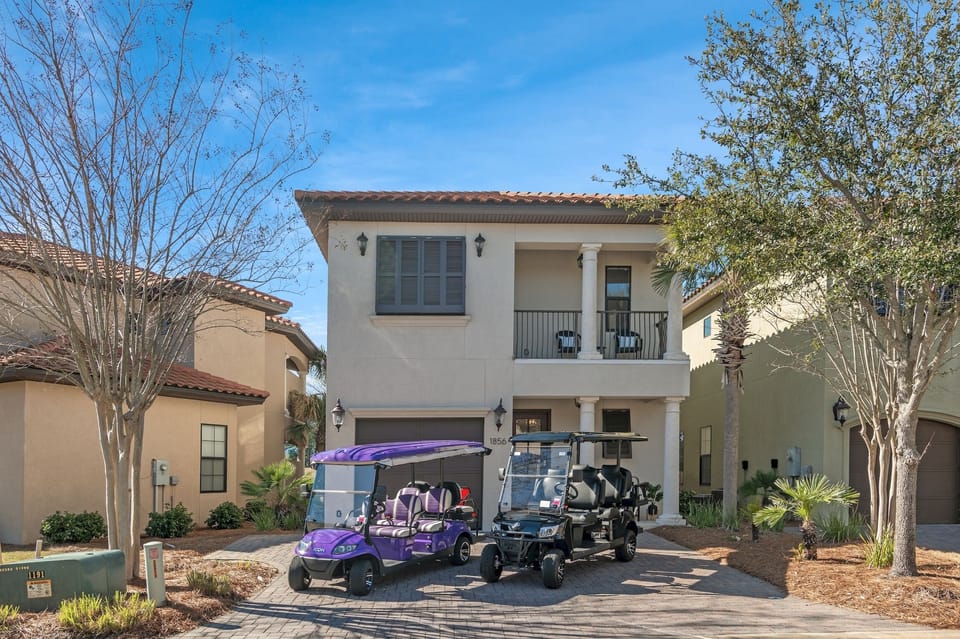 Two 6 Seat Golf Carts