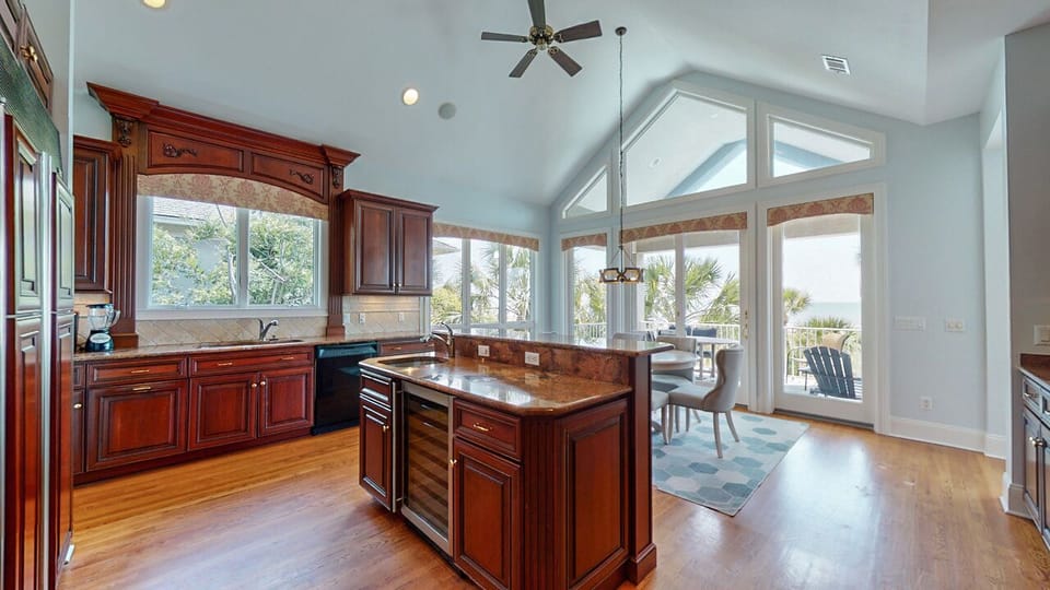 Kitchen with Views of the Atlantic Ocean