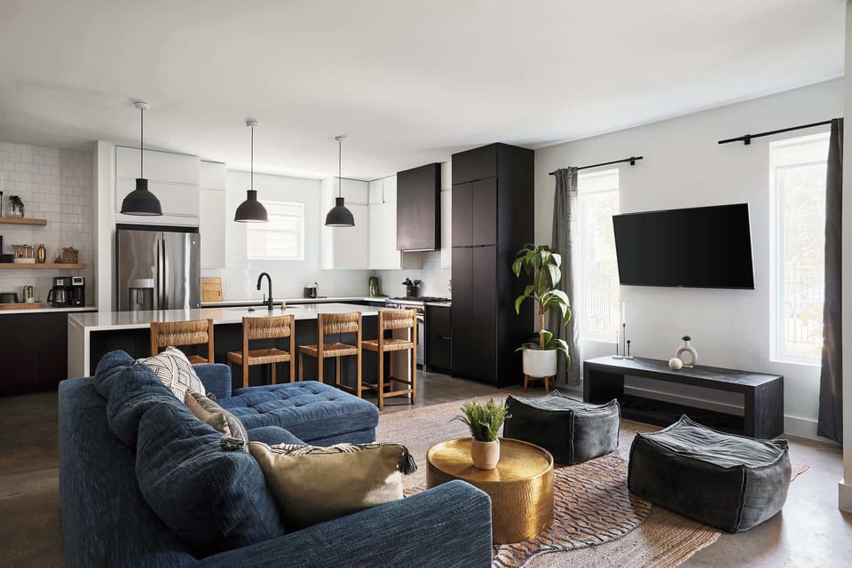 Enjoy movie nights on the large smart TV or simply relax after a day of exploring Nashville.