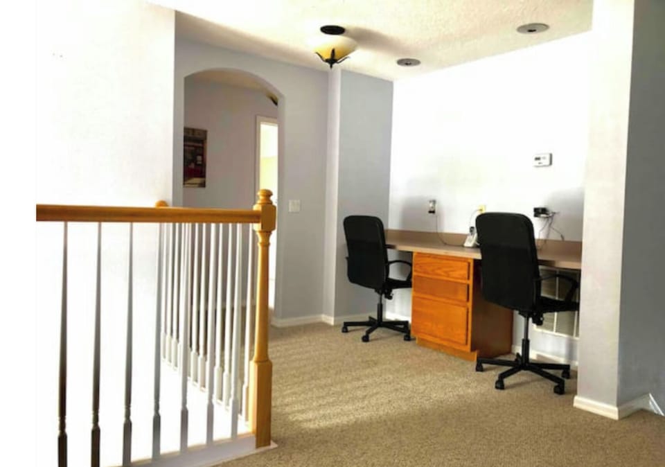 Home office with free wifi access