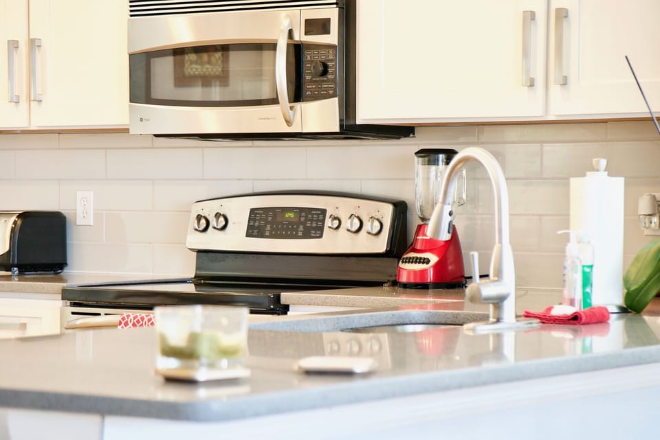 Kitchen with appliances