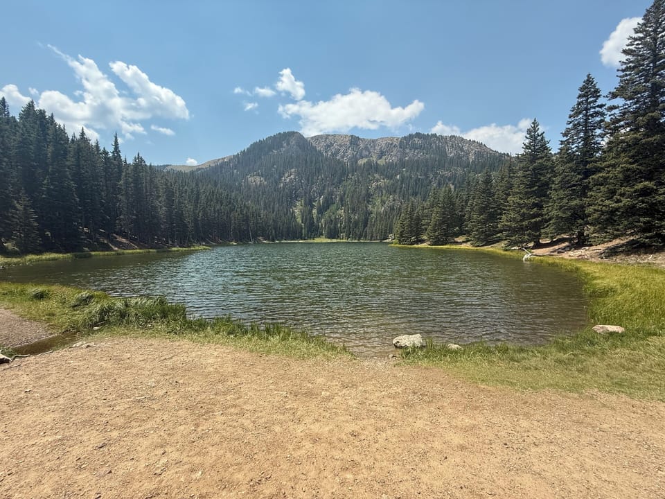 Middle Fork Lake- great hike in Red River