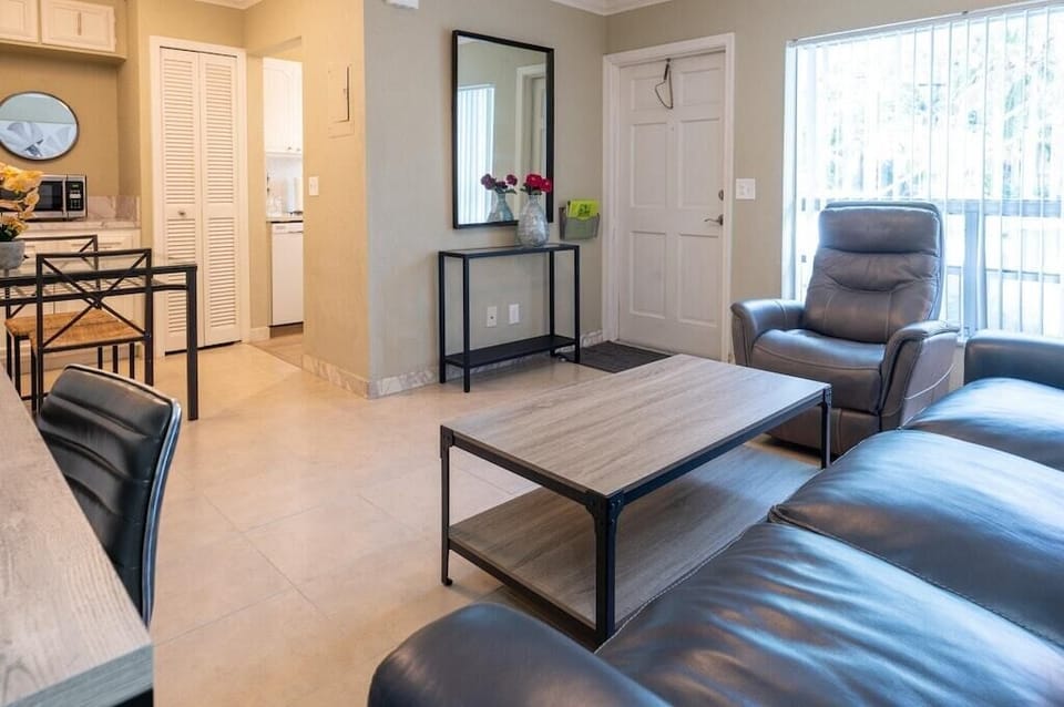 Walk through the front door and encounter a cozy and well furnished space