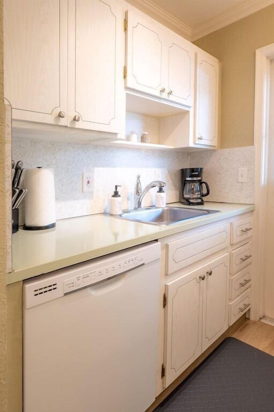 Kitchen cabinets include all necessities to cook and enjoy a fabulous meal