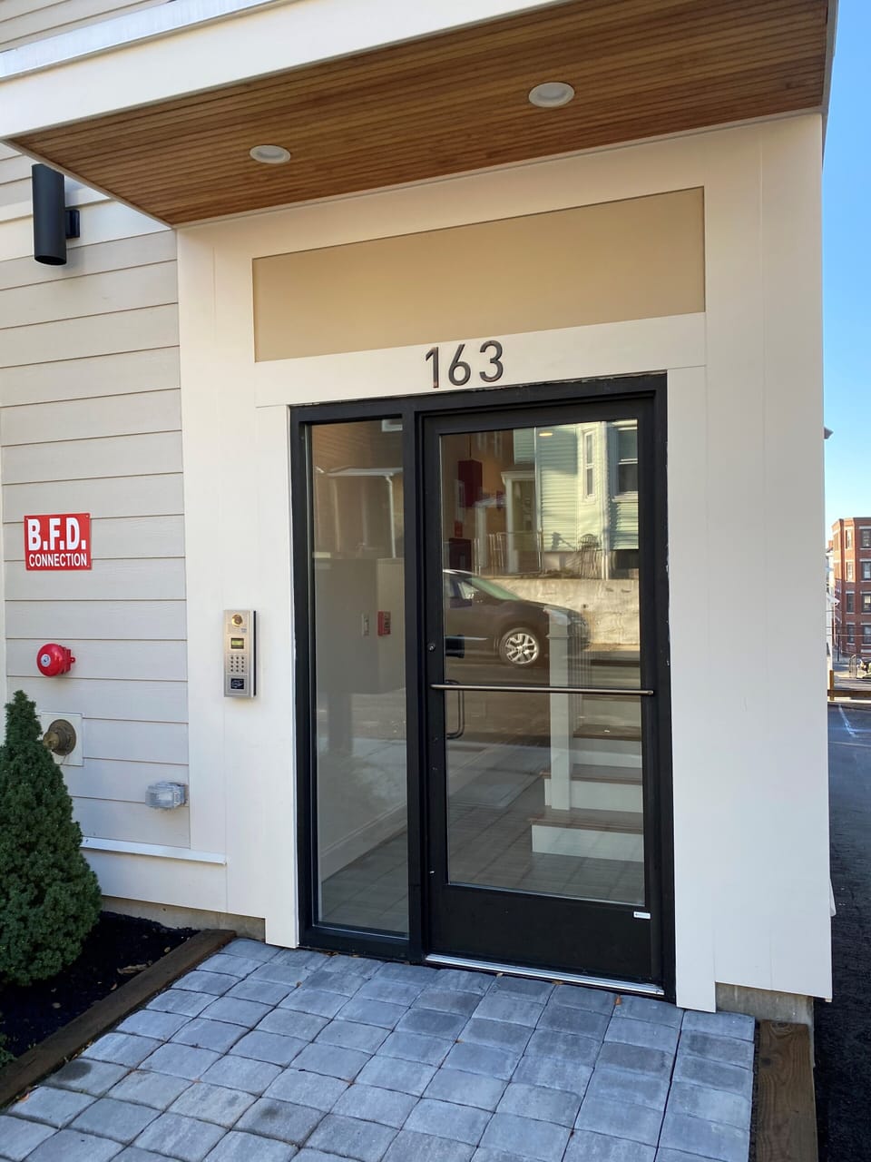 Exterior entrance
