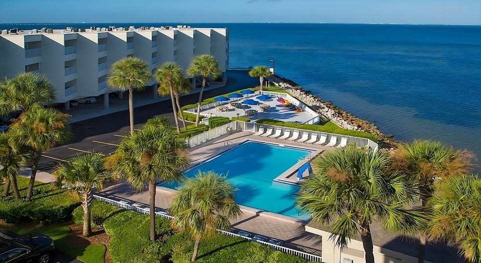 Aerial view of the Pool