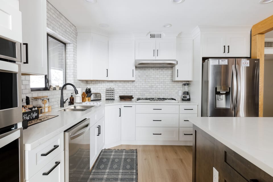 Chef's kitchen is fully stocked; everything you need to host a large family