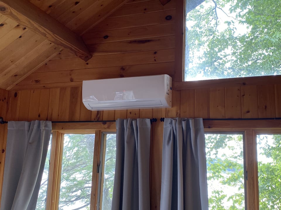 Master bedroom AC/heat pump mini split unit