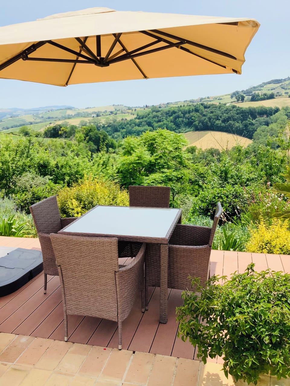 Alternative dining over looking stunning views