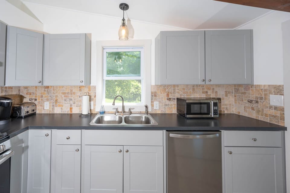 Kitchen with new appliances