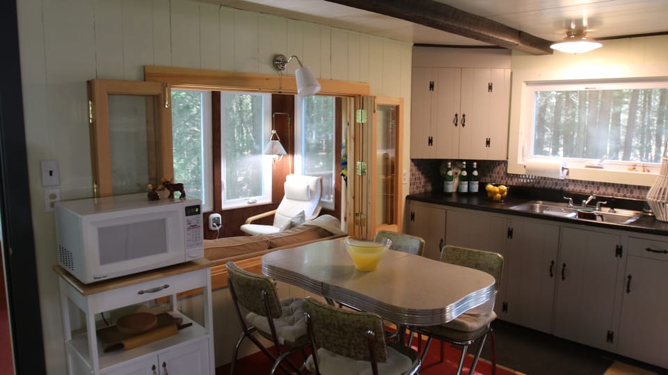 Kitchen at end of house