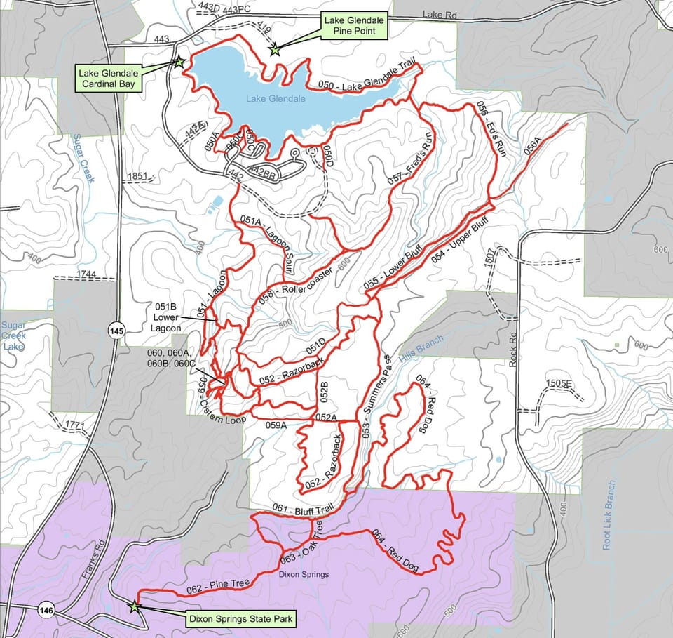 new biking and hiking trails