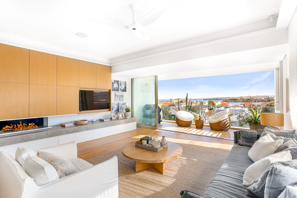 Coastal View from lounge/living