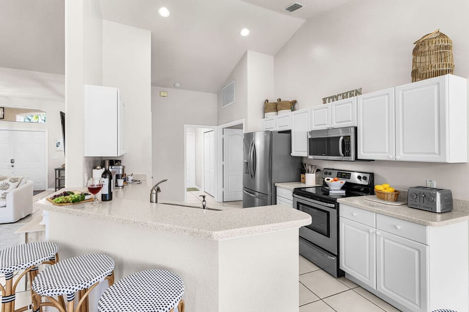 A view of your kitchen - all major appliances available
