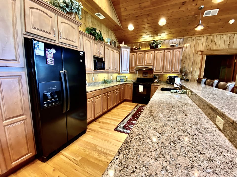 Spacious, Open, and Light Filled Kitchen is the Heart of the Home