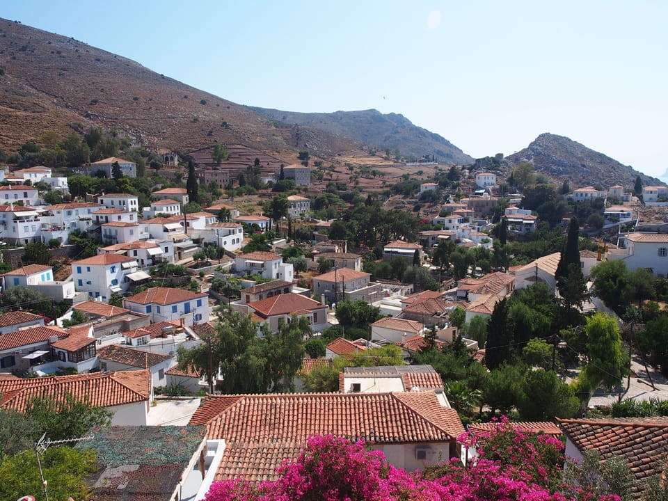 View from balcony of separate bedroom