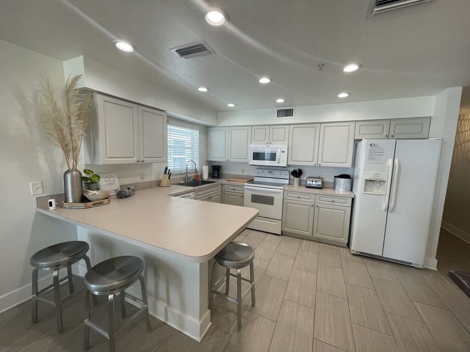 Kitchen island with extra stool seating