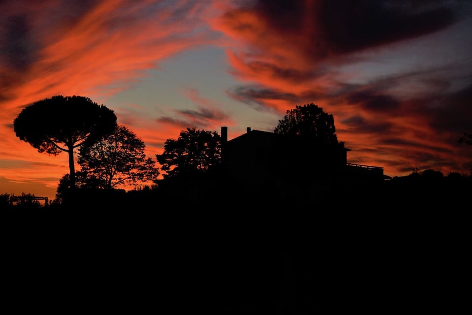 Roccastrada at dusk
