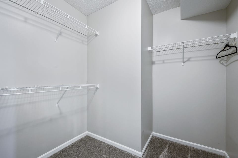 Spacious closet