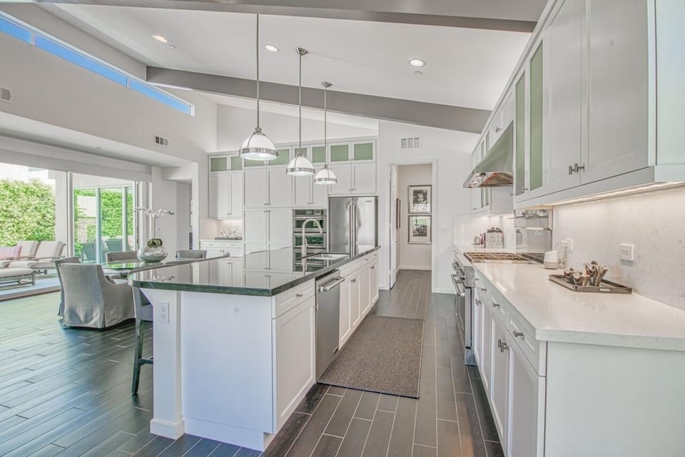 Transom windows and butterfly ceilings
