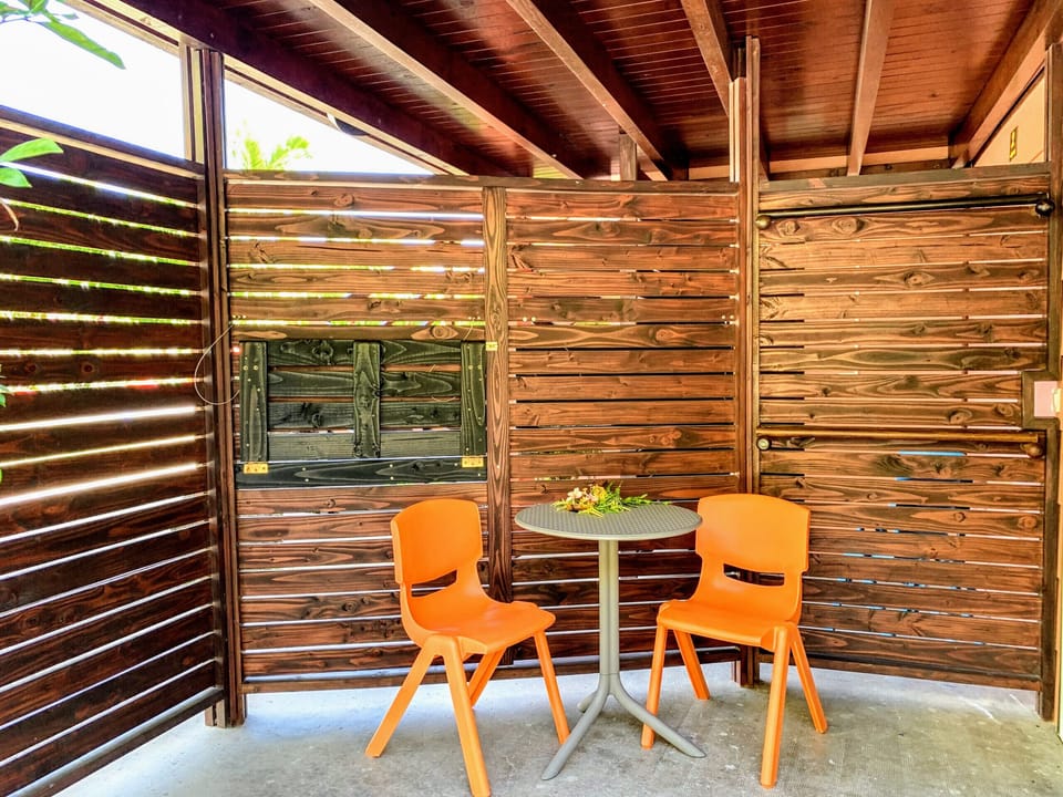 The private terrace of the room