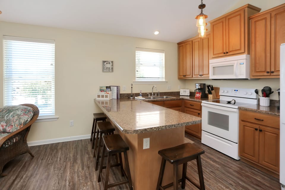 Kitchen with Bar Seating