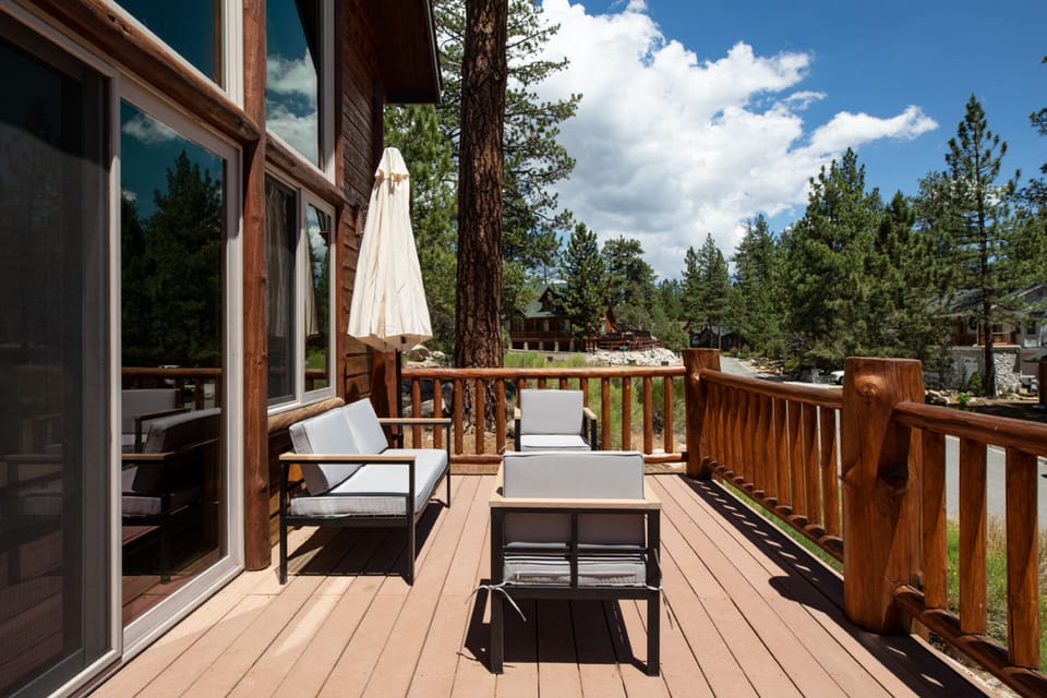 The balcony off of the living room.