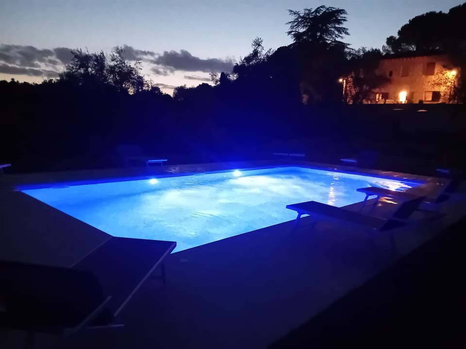 Pool by night