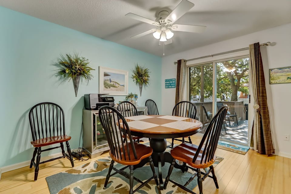 Dining Room with Door to Back Patio