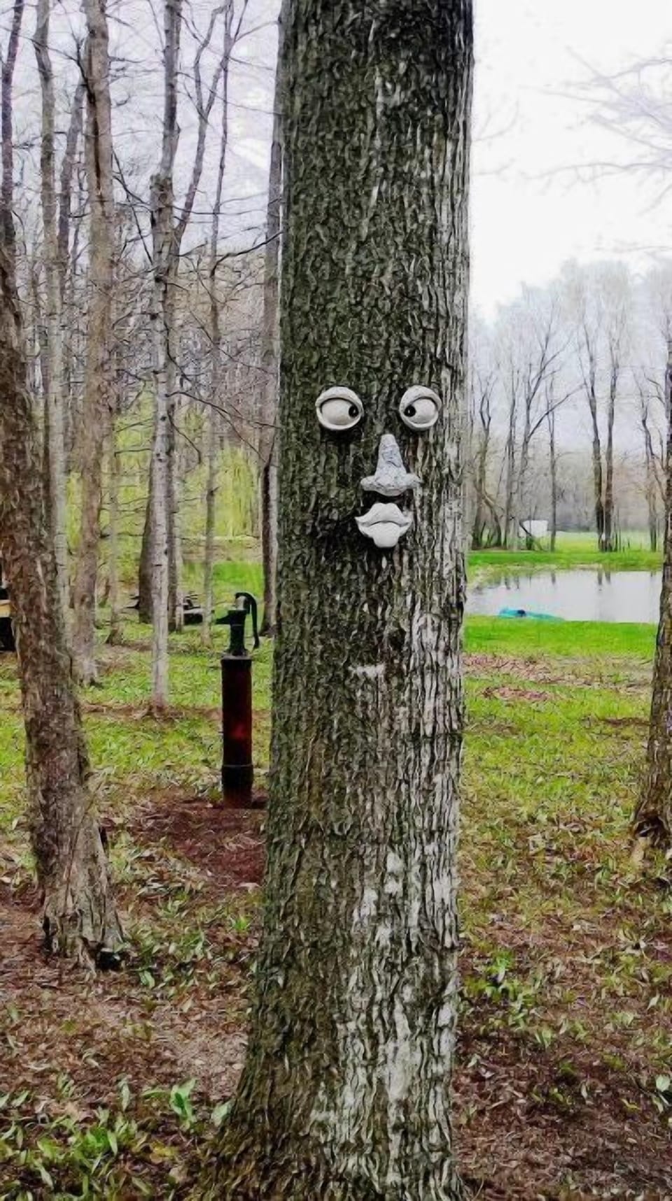 Quirky art work spotted around the grounds. 