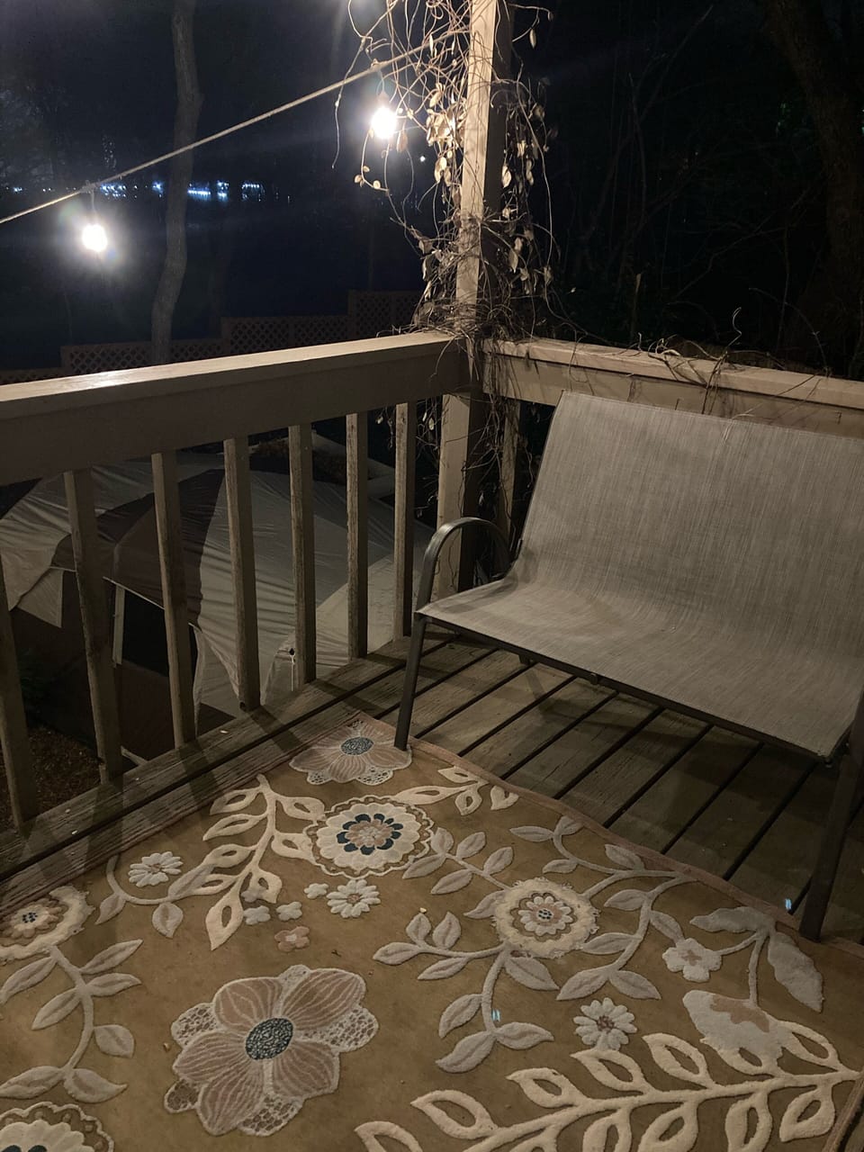 Private balcony off the Master Bedroom/2nd floor