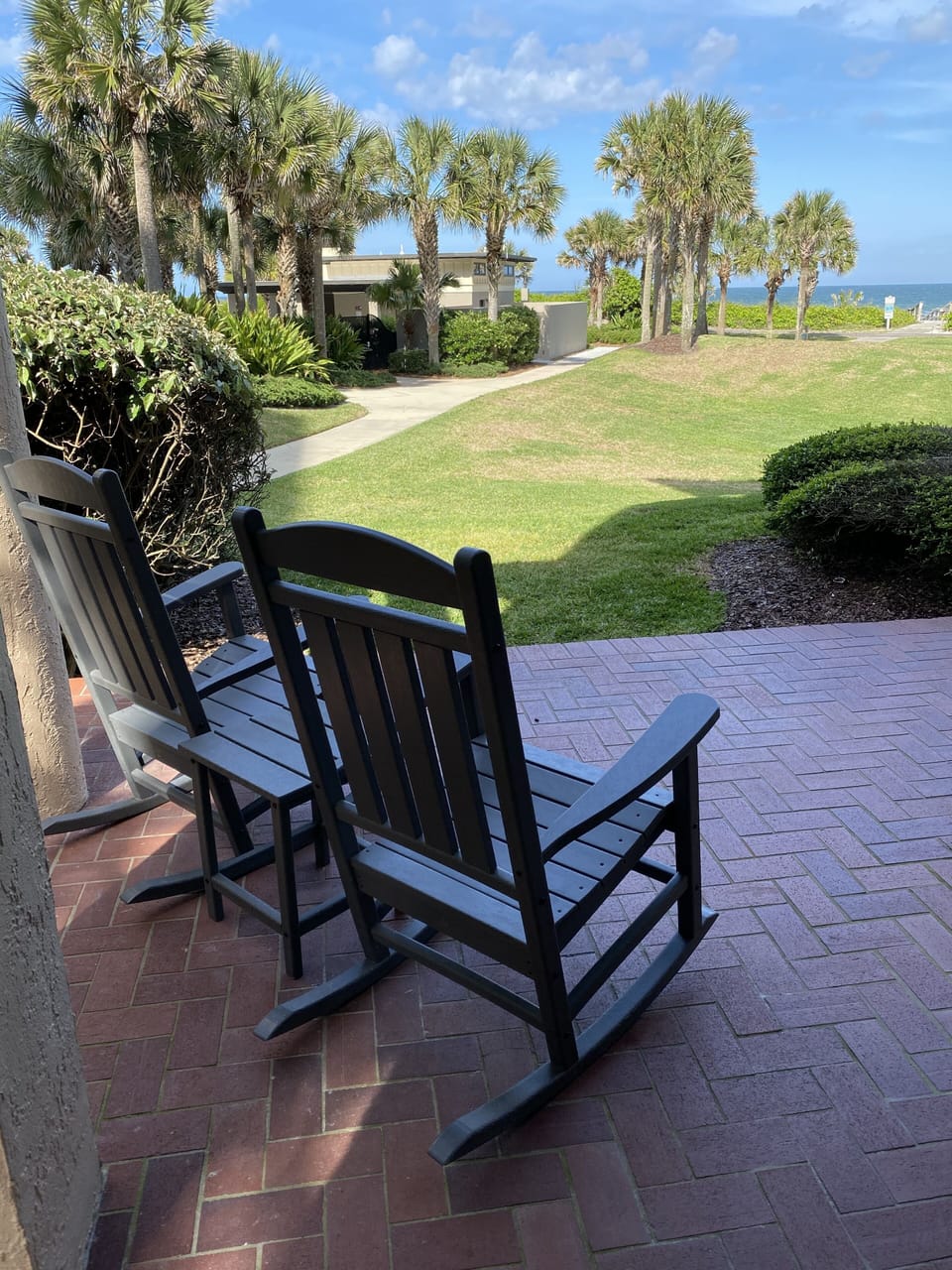Ocean views from patio