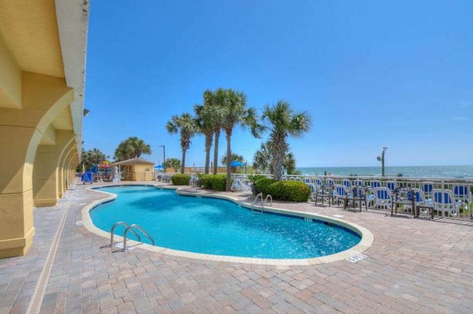 Take a cool dip in the oceanfront pool.