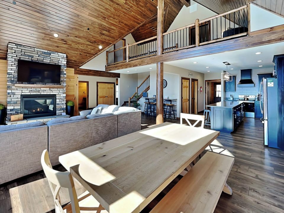 Open Living & Dining