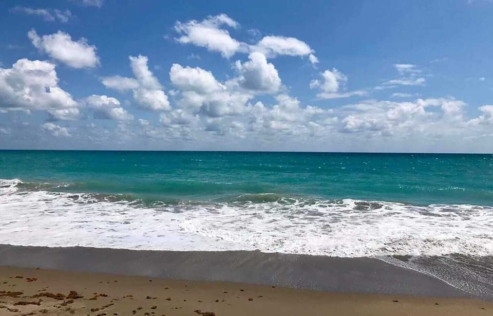 Beaches are never crowded 