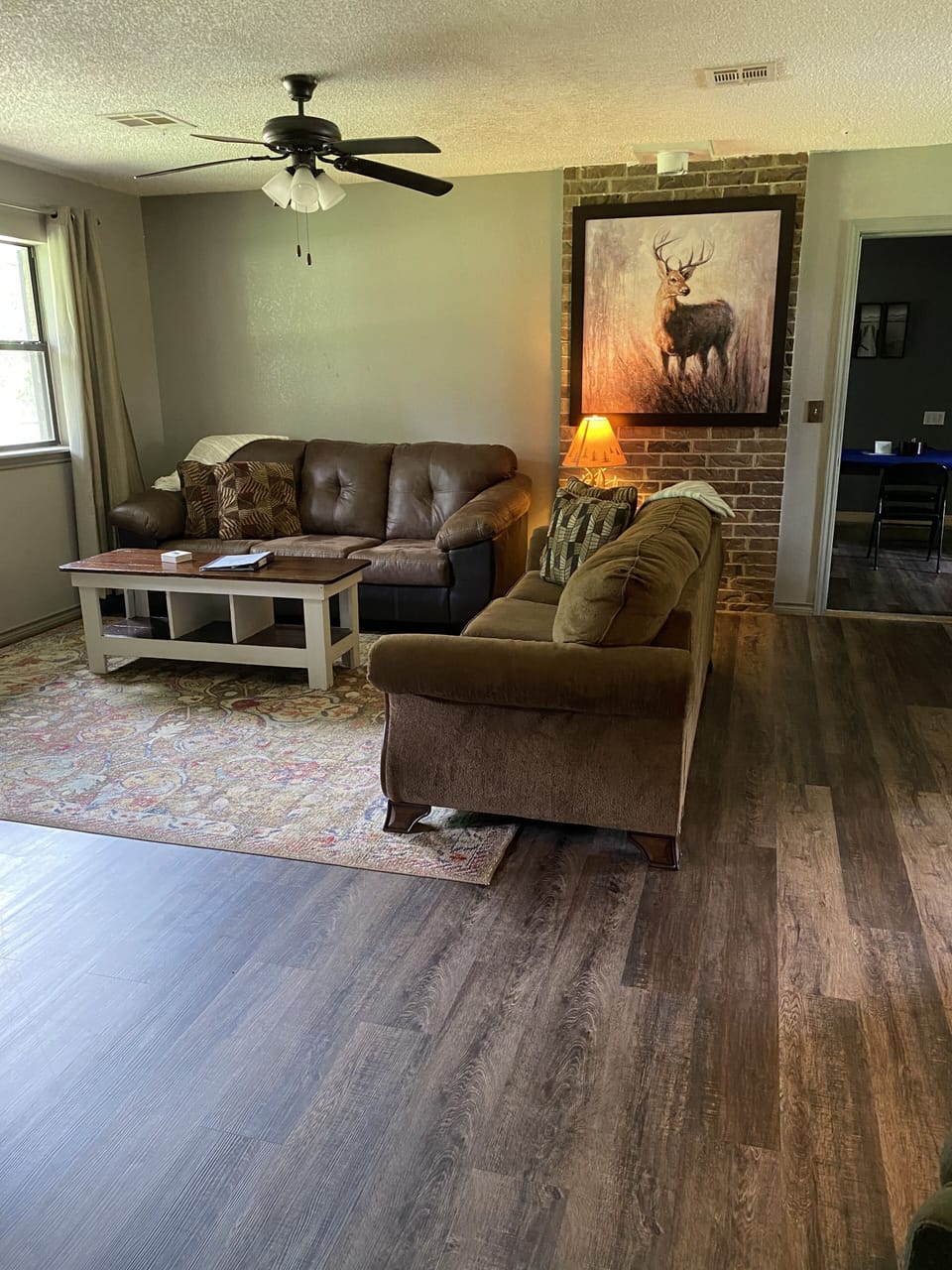Living Area  with Two full sized couches.