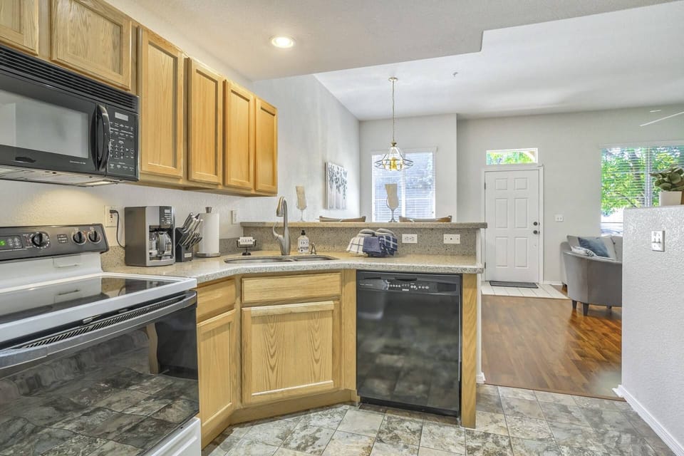 This home has all of the basic necessities that you'll need during your stay.