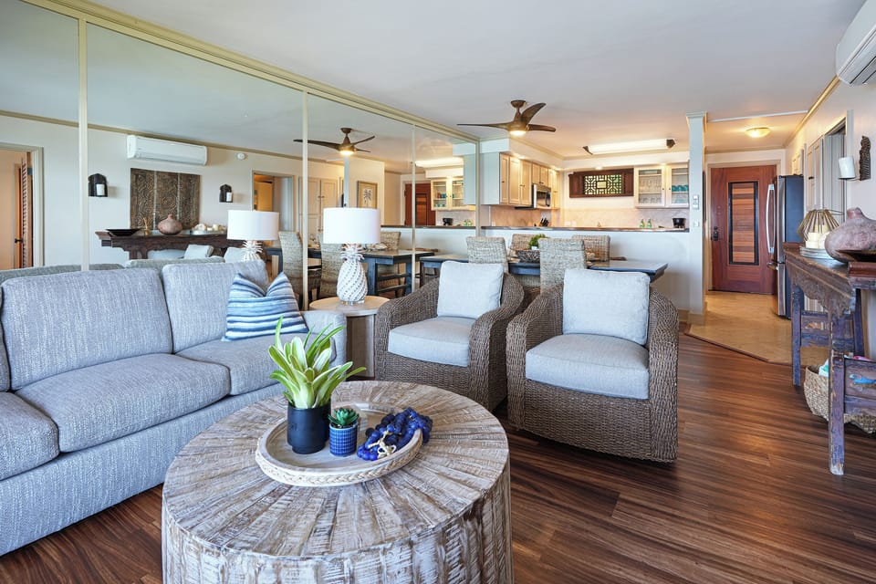 Step into a Breezy Living Room, Designed with an Expansive Open Concept for a Seamless Experience