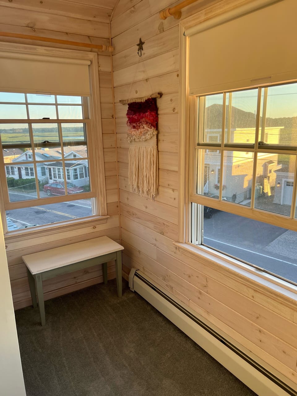 View from the queen bedroom, top floor.