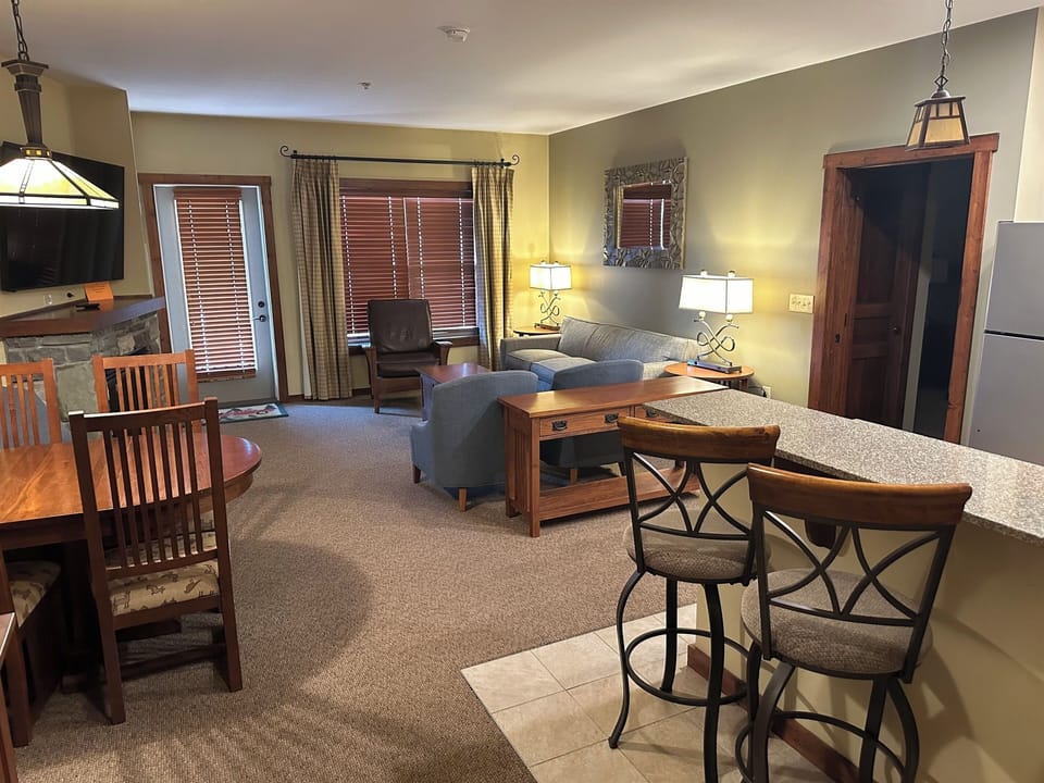 Large open floor plan.