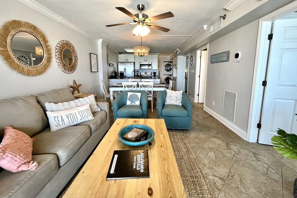 The living room seating