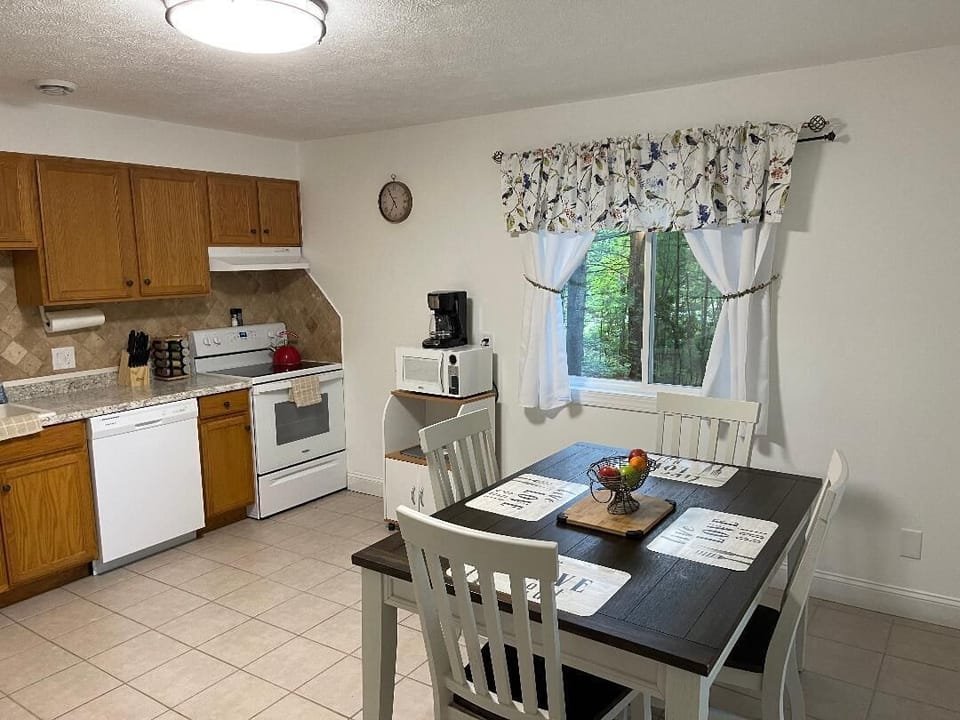 Spacious kitchen with all the goodies to make your stay enjoyable,