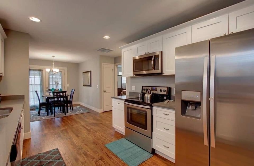 Fully stocked kitchen.  Everything you need to cook,  create and entertain! 