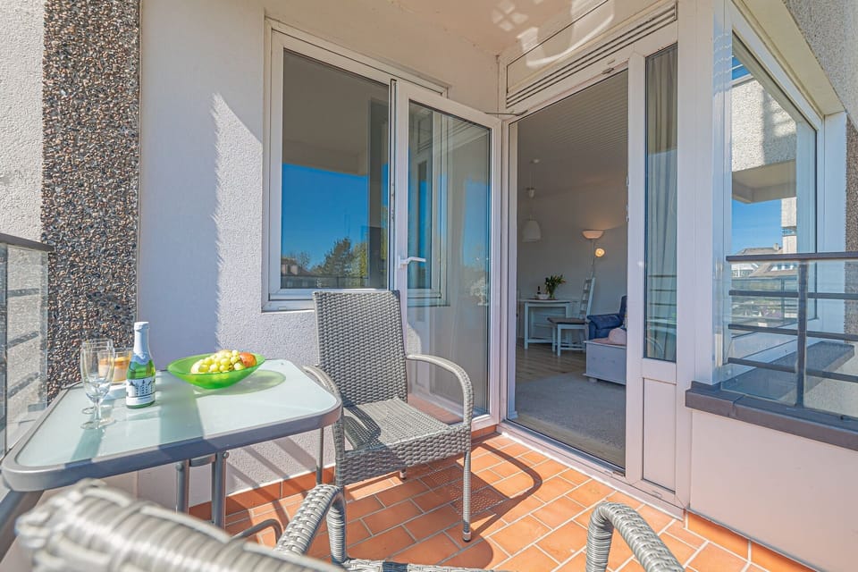 sunny balcony with a fantastic view