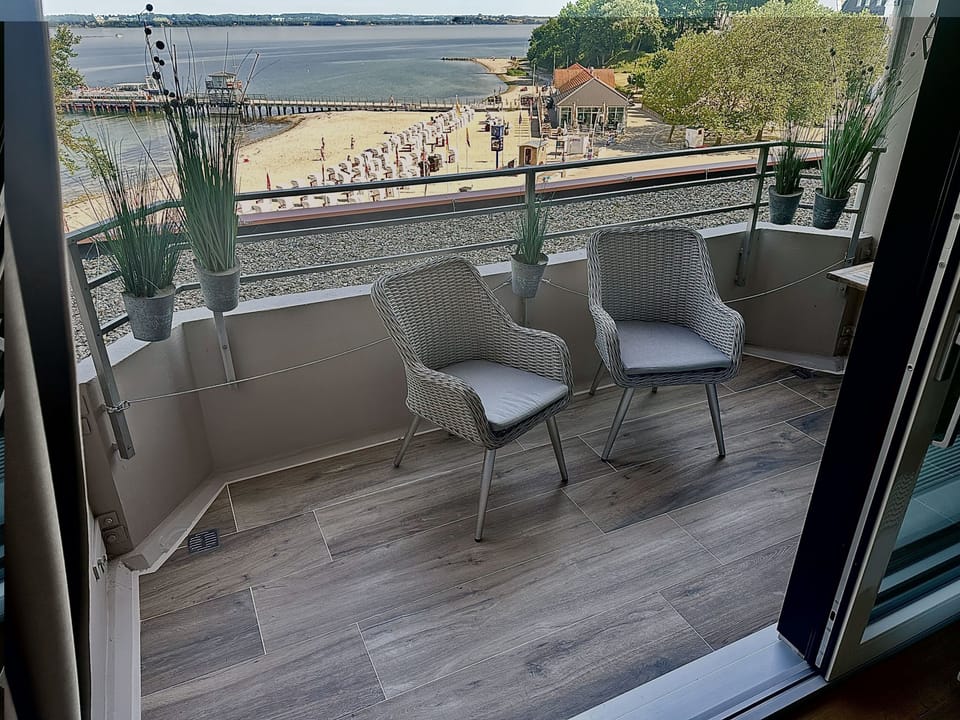 sunny balcony with a fantastic view