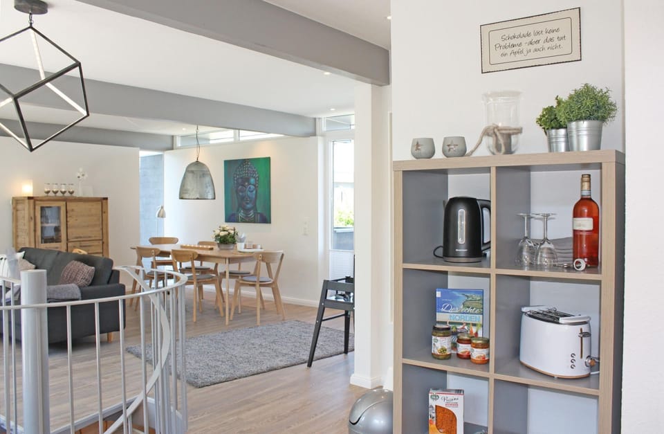 Dining area in the living room