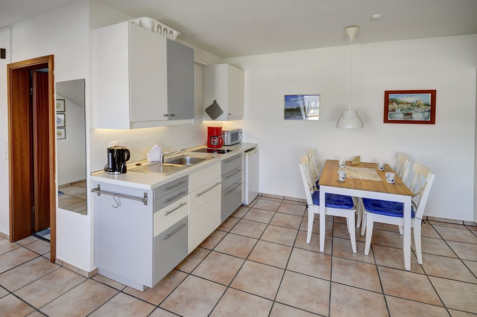 open kitchen with dining area