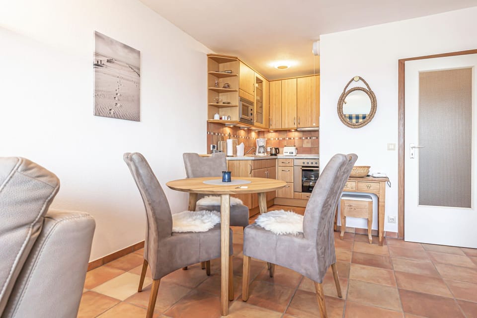 Dining area in the living room
