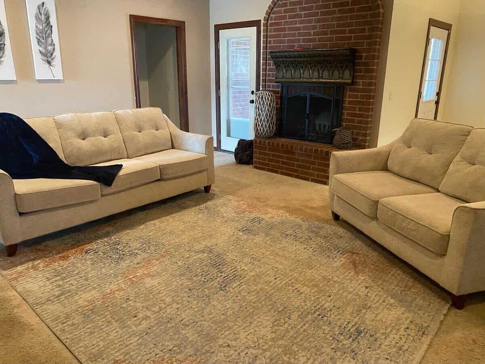 [Living Room] Light the fire and have some fun playing games!